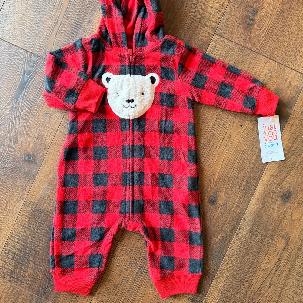 Carter's NEW Buffalo Plaid Onesie